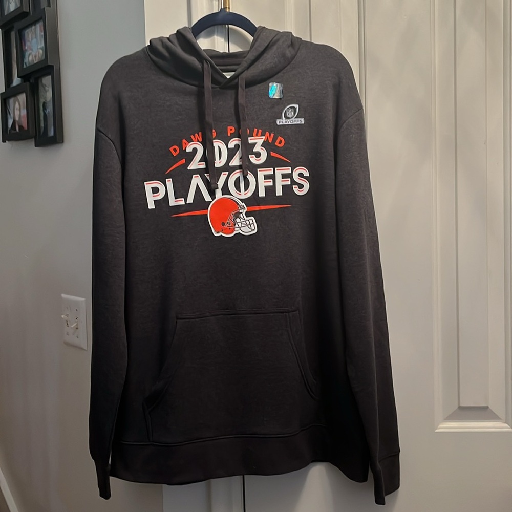 NFL Cleveland Browns Fleece Pullover Hoodie - NWT - size XL